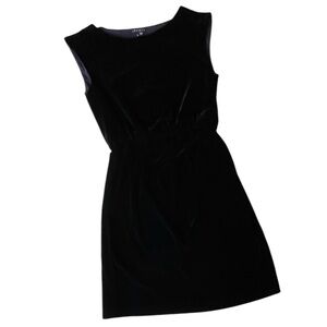 Theory Stretch Velvet Black Dressy Cocktail Dress LBD, size 0